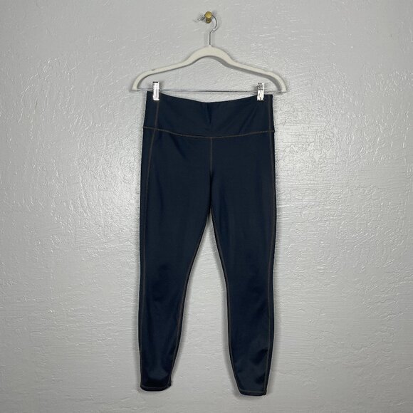 Athleta Pants - Athleta Women M Gray High Rise Shine Chaturanga Tights Leggings Athletic Yoga